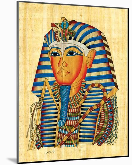 King Tutankhamun-null-Mounted Art Print