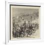 King Victor Emmanuel Inaugurating the Italian Provincial Rifle Meeting at Acqua-Acetosa-null-Framed Giclee Print