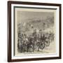 King Victor Emmanuel Inaugurating the Italian Provincial Rifle Meeting at Acqua-Acetosa-null-Framed Giclee Print