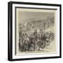 King Victor Emmanuel Inaugurating the Italian Provincial Rifle Meeting at Acqua-Acetosa-null-Framed Giclee Print