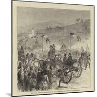 King Victor Emmanuel Inaugurating the Italian Provincial Rifle Meeting at Acqua-Acetosa-null-Mounted Giclee Print