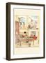 King Was in His Counting House Counting Out His Money-Randolph Caldecott-Framed Art Print