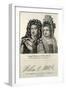 King William and Queen Mary Engraving-null-Framed Giclee Print