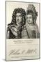 King William and Queen Mary Engraving-null-Mounted Premium Giclee Print