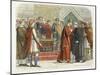 King William I pays court to the English leaders, c1066 (1864)-James William Edmund Doyle-Mounted Giclee Print