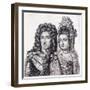 King William III and Queen Mary II of England-null-Framed Giclee Print