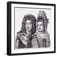 King William III and Queen Mary II of England-null-Framed Giclee Print