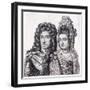 King William III and Queen Mary II of England-null-Framed Giclee Print