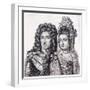 King William III and Queen Mary II of England-null-Framed Giclee Print