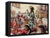 King William III Landing at Carrickfergus-Pat Nicolle-Framed Stretched Canvas