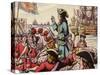 King William III Landing at Carrickfergus-Pat Nicolle-Stretched Canvas