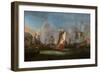 King William III Off the Coast of Ireland, June 1690-Willem van der Hagen-Framed Giclee Print