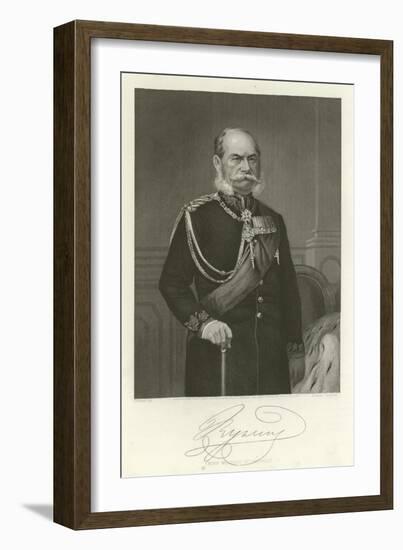King William of Prussia-Alonzo Chappel-Framed Giclee Print