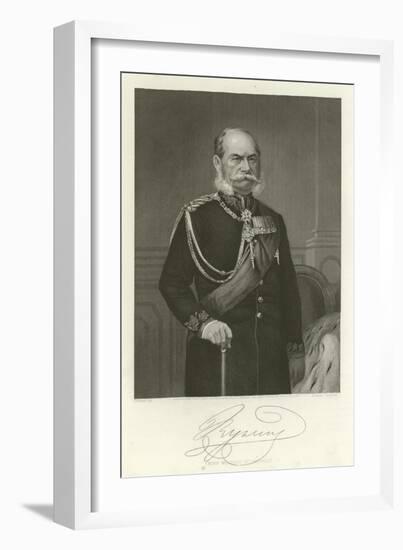 King William of Prussia-Alonzo Chappel-Framed Giclee Print