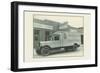 Kingan's Meat Truck-null-Framed Art Print