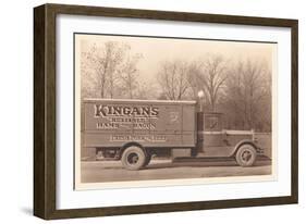 Kingan's Meat Truck-null-Framed Art Print