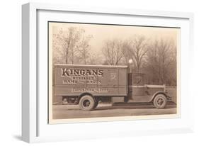 Kingan's Meat Truck-null-Framed Art Print