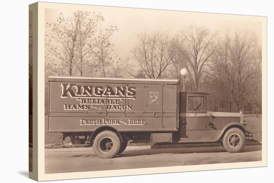 Kingan's Meat Truck-null-Stretched Canvas