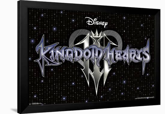 Kingdom Hearts 3 - Logo-null-Framed Standard Poster