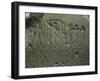 Kingdom of Amasis. Stele of Psamtik's Father from Memphis-null-Framed Giclee Print