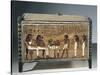 Kingdom of Amenhotep Iii - Painted Wood Laundry Box Which Belonged to Perpaut, from Thebes-null-Stretched Canvas