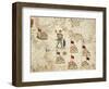 Kingdom of France, from Portolan Atlas Consisting of Six Charts-Placido Caloiro and Francesco Oliva-Framed Giclee Print