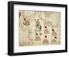 Kingdom of France, from Portolan Atlas Consisting of Six Charts-Placido Caloiro and Francesco Oliva-Framed Giclee Print