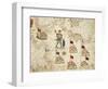 Kingdom of France, from Portolan Atlas Consisting of Six Charts-Placido Caloiro and Francesco Oliva-Framed Giclee Print