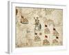 Kingdom of France, from Portolan Atlas Consisting of Six Charts-Placido Caloiro and Francesco Oliva-Framed Giclee Print