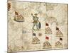 Kingdom of France, from Portolan Atlas Consisting of Six Charts-Placido Caloiro and Francesco Oliva-Mounted Giclee Print