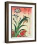 Kingfisher, Iris and Pinks, Pub. by Nishimura Eijudo, C.1832, One of a Set of Ten Prints-Katsushika Hokusai-Framed Premium Giclee Print