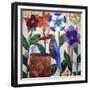 Kingfisher of Flowers-Lauren Moss-Framed Giclee Print