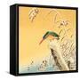 Kingfisher-Koson Ohara-Framed Stretched Canvas