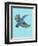 Kingfisher-Drawpaint Illustration-Framed Giclee Print