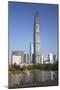 Kingkey 100 Finance Building, Shenzhen, Guangdong, China, Asia-Ian Trower-Mounted Premium Photographic Print