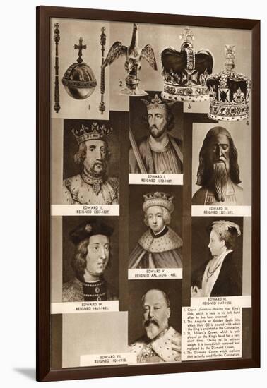 Kings and Crown Jewels, 1937-null-Framed Giclee Print