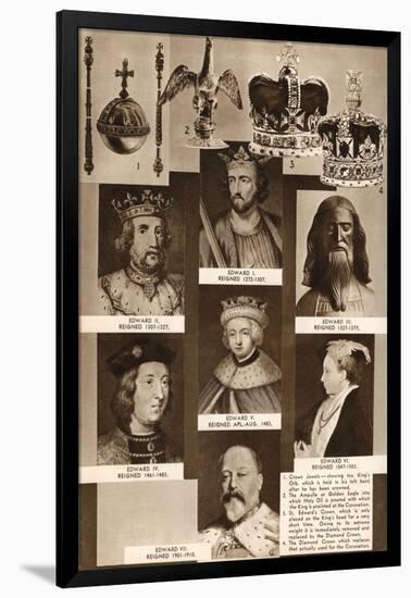 Kings and Crown Jewels, 1937-null-Framed Giclee Print