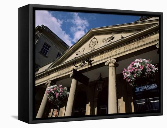 Kings and Queens Baths, Bath, Avon, England, United Kingdom-Jean Brooks-Framed Stretched Canvas