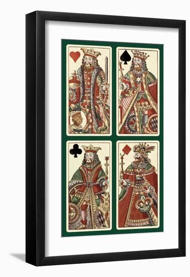 Kings (Bauern Hochzeit Deck)-Andreas Benedictus Gobl-Framed Art Print