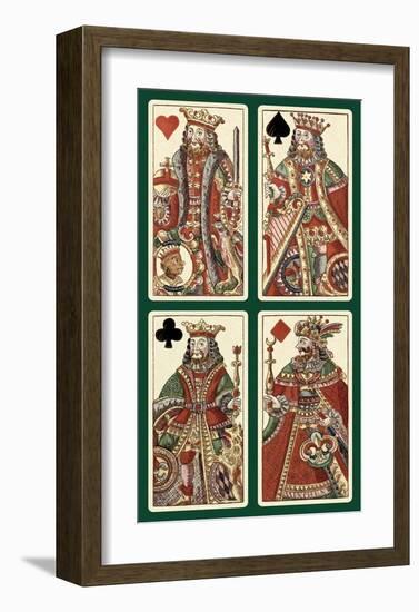 Kings (Bauern Hochzeit Deck)-Andreas Benedictus Gobl-Framed Art Print