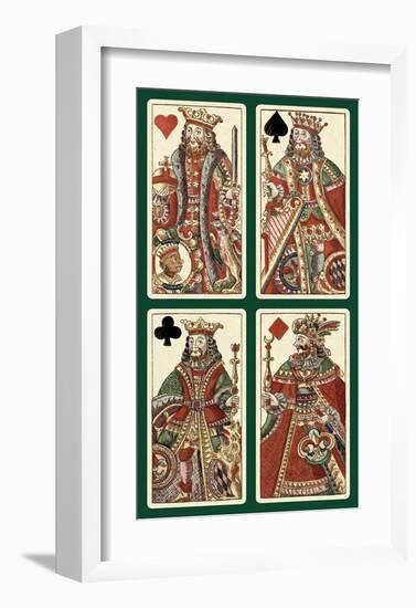 Kings (Bauern Hochzeit Deck)-Andreas Benedictus Gobl-Framed Art Print