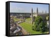 Kings College and Chapel, Cambridge, Cambridgeshire, England, United Kingdom, Europe-Neale Clarke-Framed Stretched Canvas