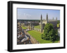 Kings College and Chapel, Cambridge, Cambridgeshire, England, United Kingdom, Europe-Neale Clarke-Framed Photographic Print