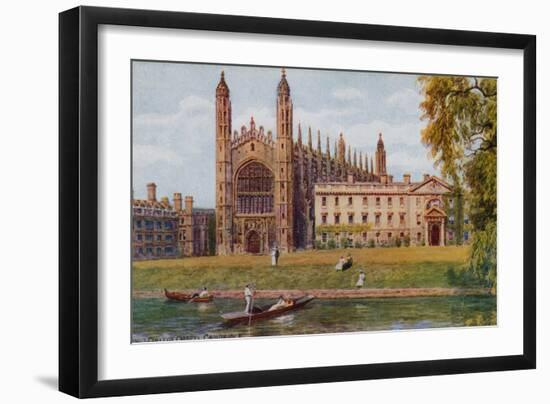 Kings College Chapel, Cambridge-Alfred Robert Quinton-Framed Giclee Print