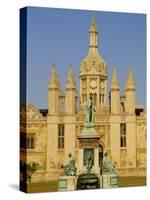 Kings College from Back, Cambridge, Cambridgeshire, England, UK, Europe-Steve Bavister-Stretched Canvas