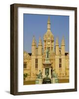 Kings College from Back, Cambridge, Cambridgeshire, England, UK, Europe-Steve Bavister-Framed Photographic Print