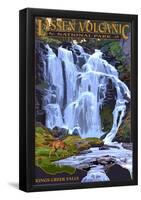 Kings Creek Falls - Lassen Volcanic National Park, Ca-null-Framed Poster