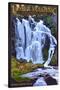 Kings Creek Falls - Lassen Volcanic National Park, CA-Lantern Press-Stretched Canvas