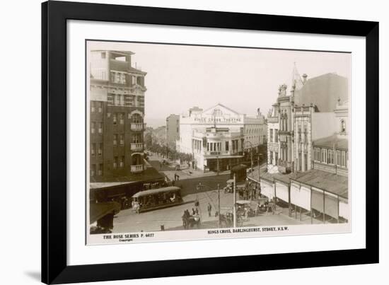 Kings Cross, Darlinghurst, Sydney, New South Wales, Australia in the 1900s-null-Framed Photographic Print