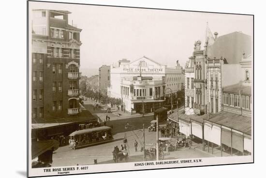 Kings Cross, Darlinghurst, Sydney, New South Wales, Australia in the 1900s-null-Mounted Photographic Print